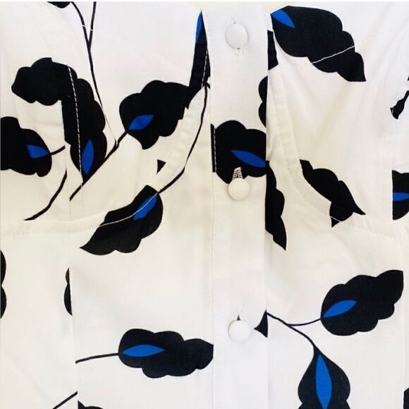 Yumi Kim NWT Sweet Lady White/ Black Leaf Print S - Picture 5 of 9